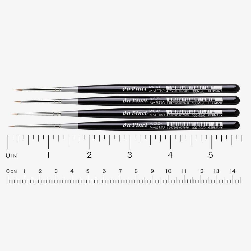 Da Vinci Micro Seri 100 Tehip Ve Minyatür Detay Fırçası No:15/0