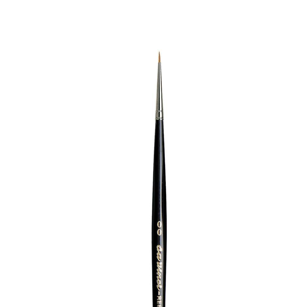 Da Vinci Restauro Kolinsky Kızıl Samur Kılı Yuvarlak Rötuş Fırçası Seri 5506 No:2/0