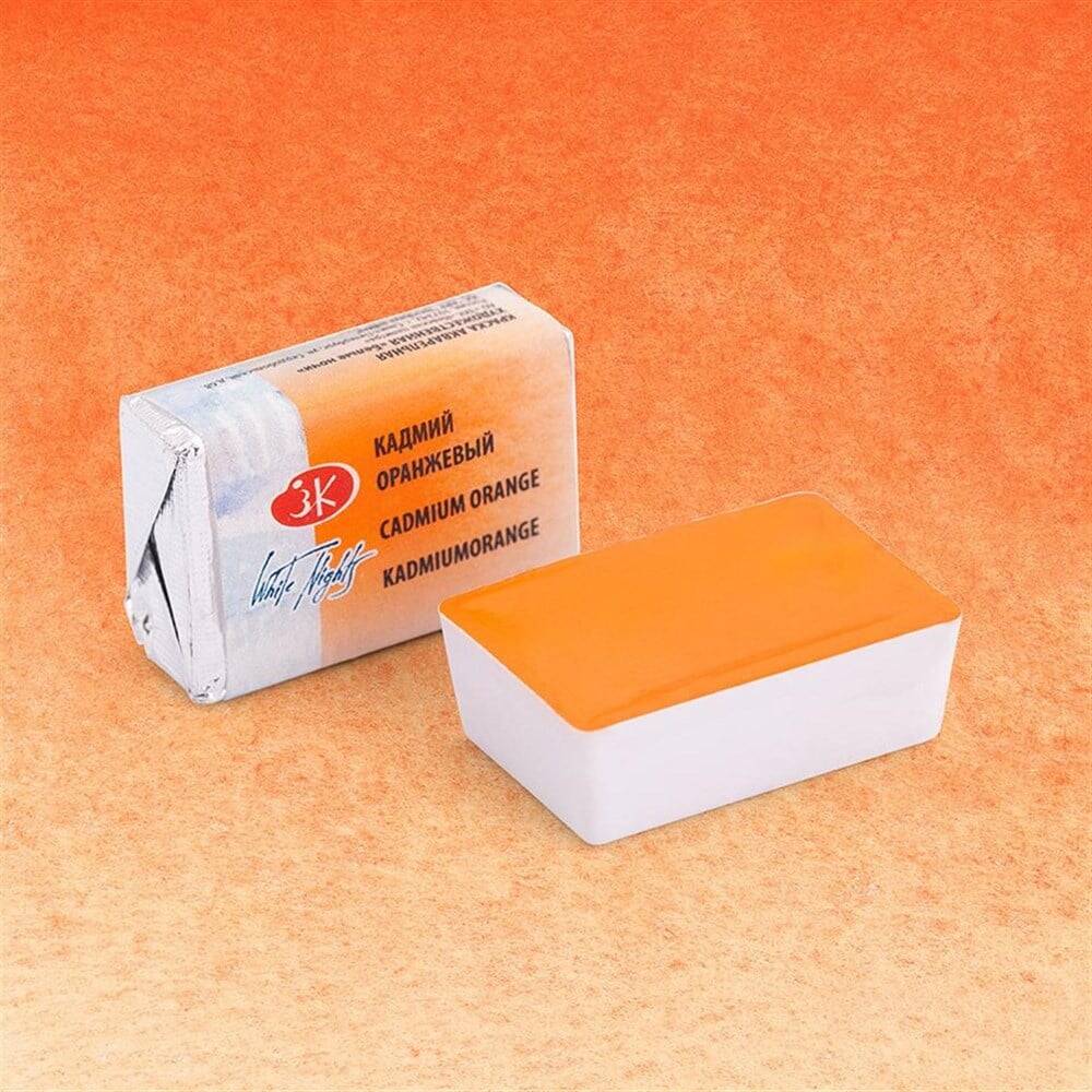St. Petersburg White Nights 1/1 Tam Tablet Sulu Boya 304 Cadmium Orange