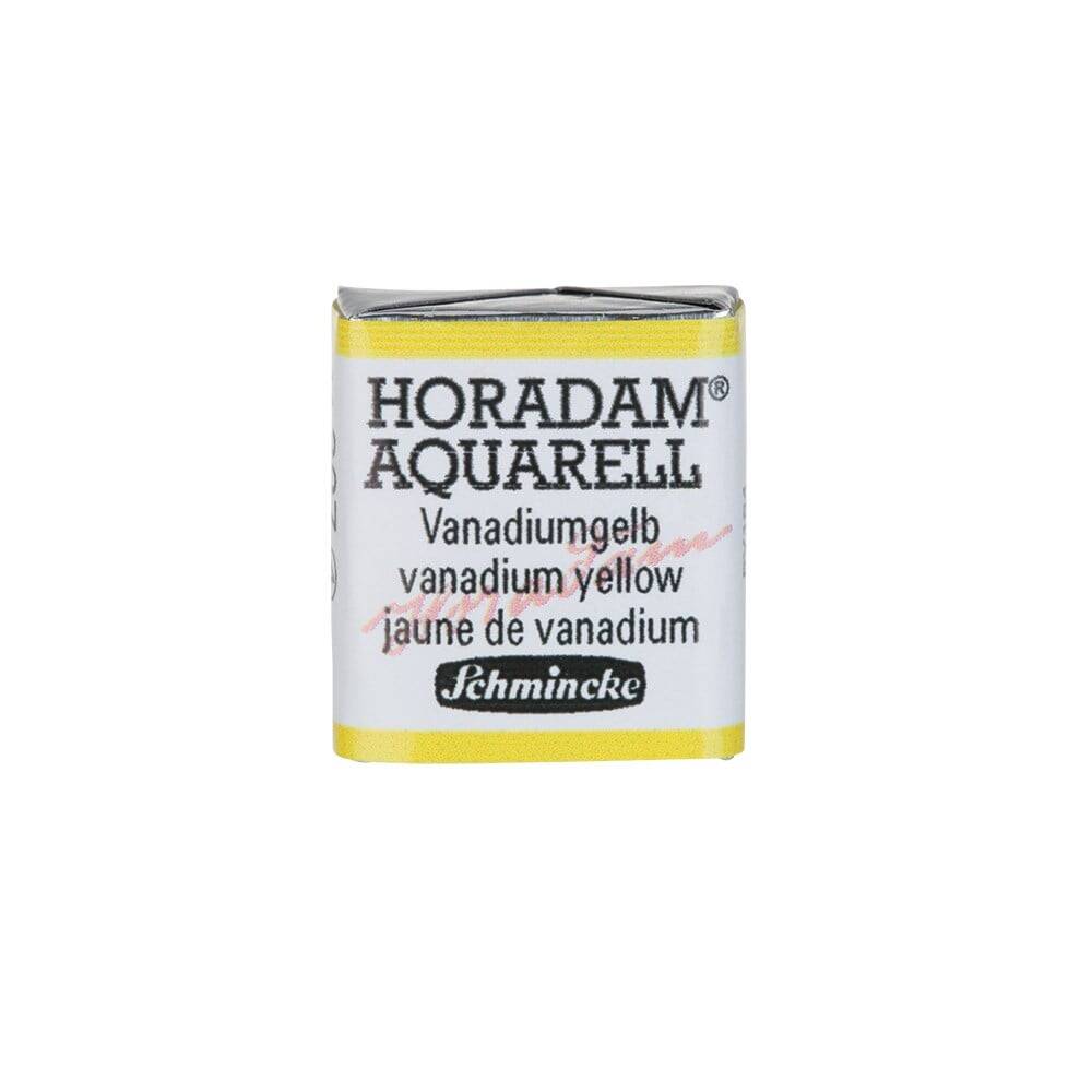 Schmincke Horadam Aquarell Artist Sulu Boya Vanadium Yellow 1/2 Tab.