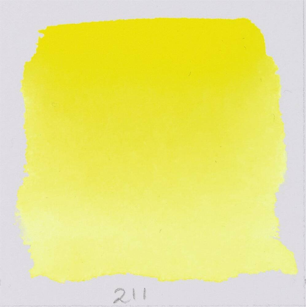 Schmincke Horadam Aquarell Artist Sulu Boya Chrome Yellow Lemon, No Lead 1/2 Tab.