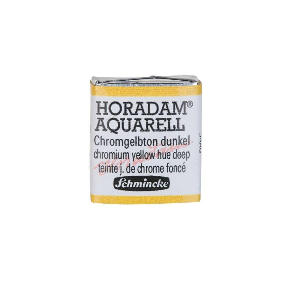 Schmincke Horadam Aquarell Artist Sulu Boya Chrome Yellow Deep, No Lead 1/2 Tab.