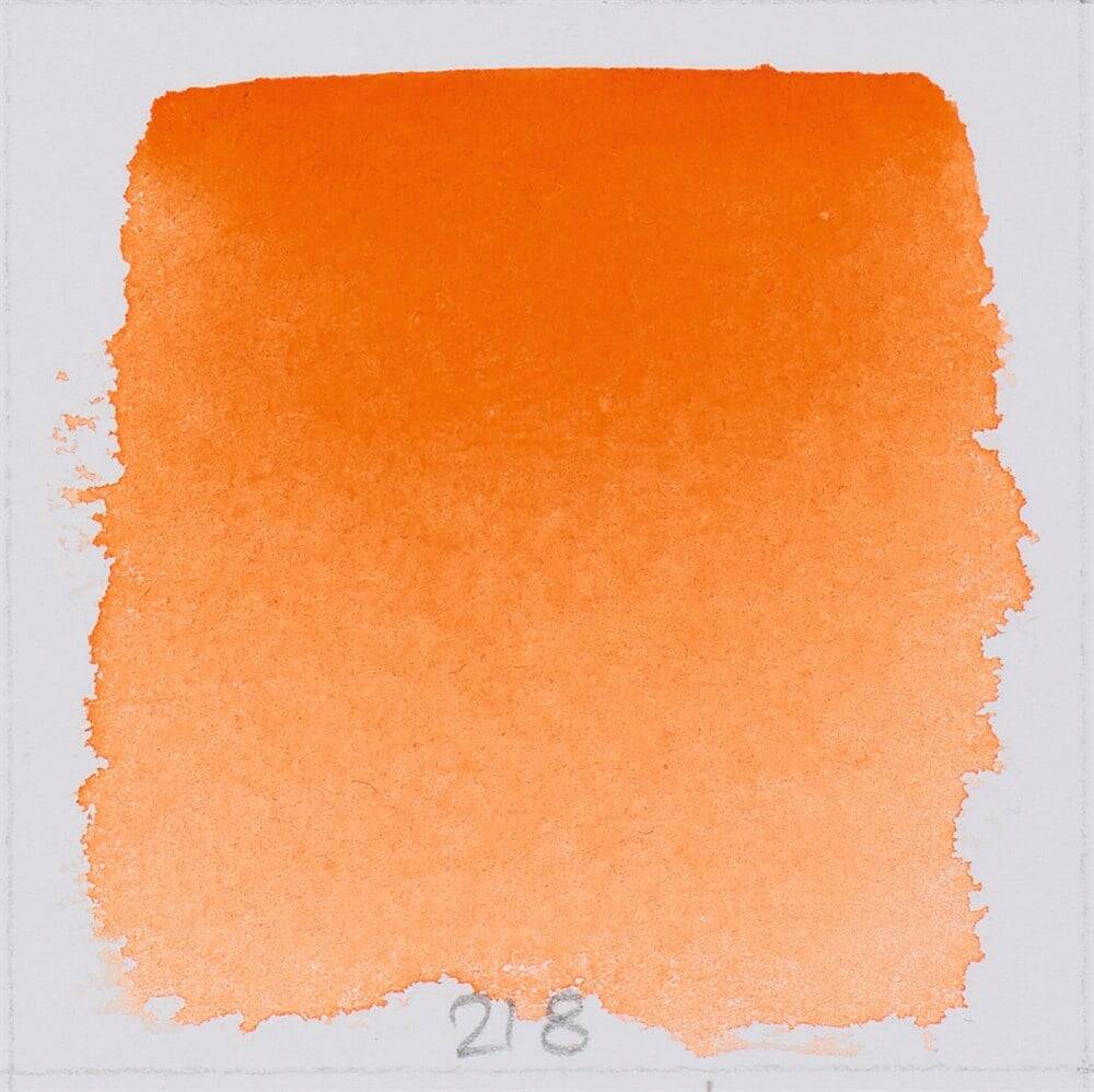 Schmincke Horadam Aquarell Artist Sulu Boya Translucent Orange 1/2 Tab.