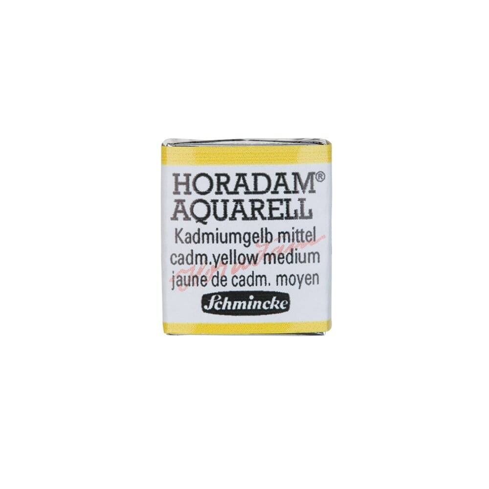 Schmincke Horadam Aquarell Artist Sulu Boya Cadmium Yellow Middle 1/2 Tab.
