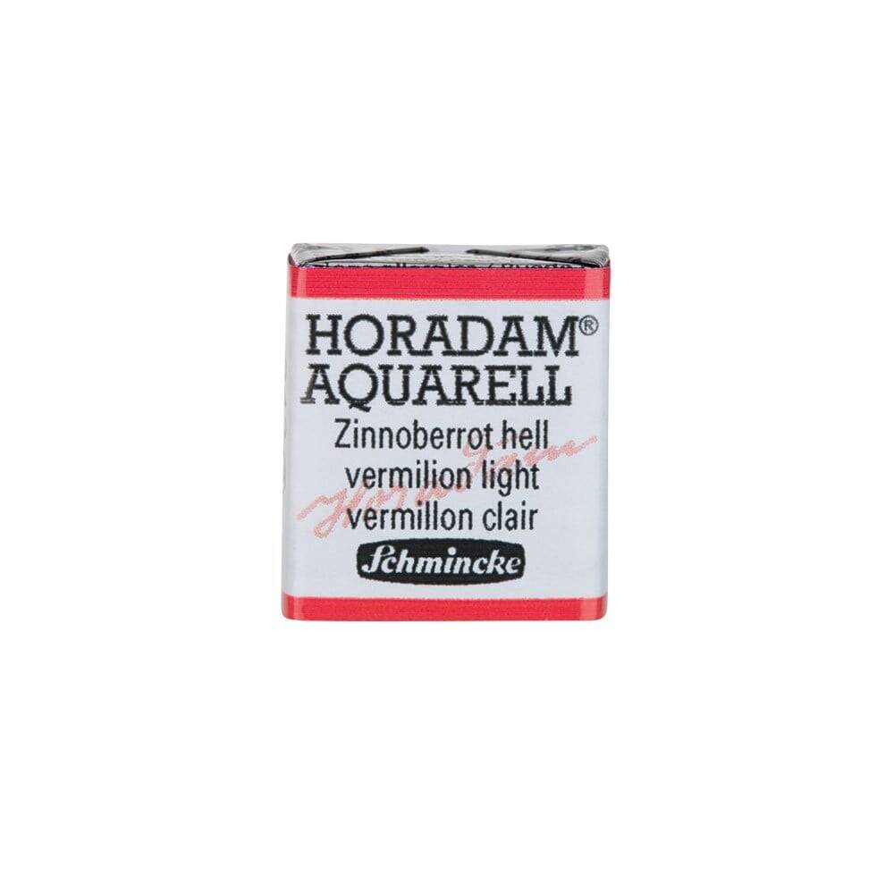 Schmincke Horadam Aquarell Artist Sulu Boya Vermilion Light 1/2 Tab.