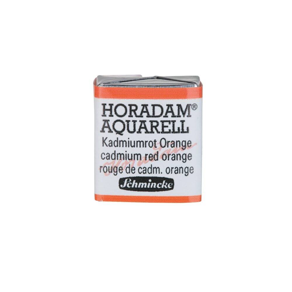 Schmincke Horadam Aquarell Artist Sulu Boya Cadmium Red Orange 1/2 Tab.