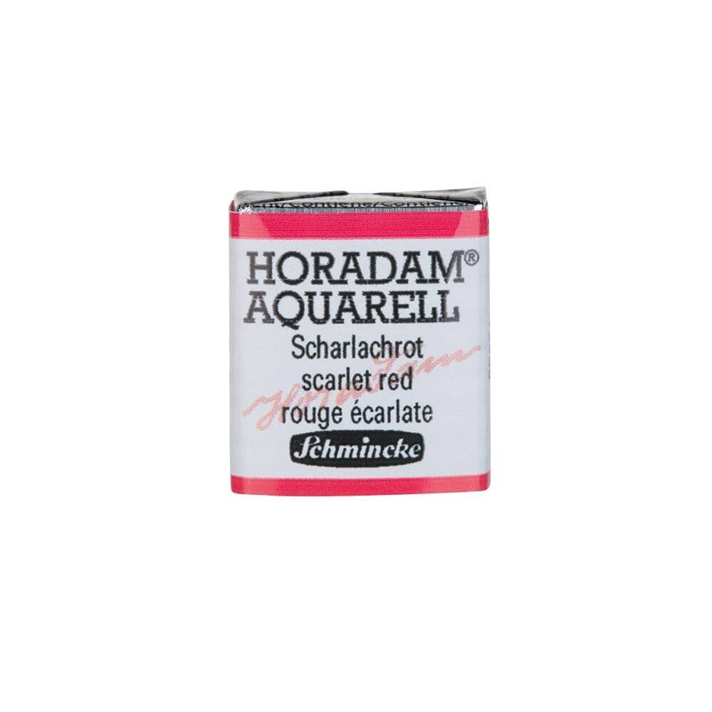 Schmincke Horadam Aquarell Artist Sulu Boya Scarlet Red 1/2 Tab.