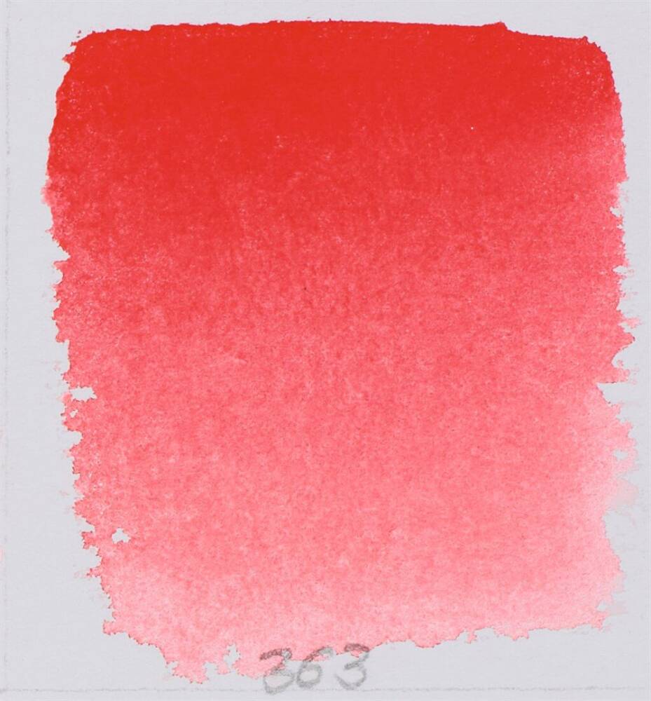 Schmincke Horadam Aquarell Artist Sulu Boya Scarlet Red 1/2 Tab.