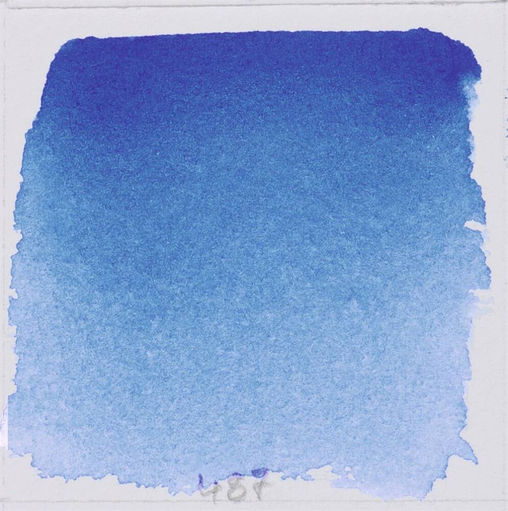 Schmincke Horadam Aquarell Artist Sulu Boya Cobalt Blue Light 1/2 Tab.