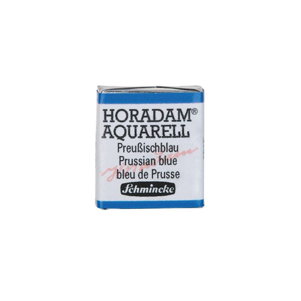 Schmincke Horadam Aquarell Artist Sulu Boya Prussian Blue 1/2 Tab.