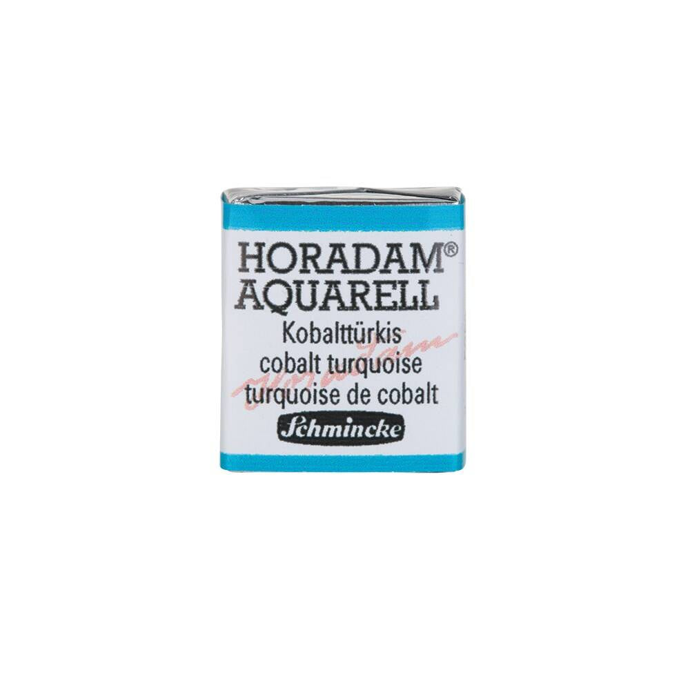 Schmincke Horadam Aquarell Artist Sulu Boya Cobalt Turquoise 1/2 Tab.