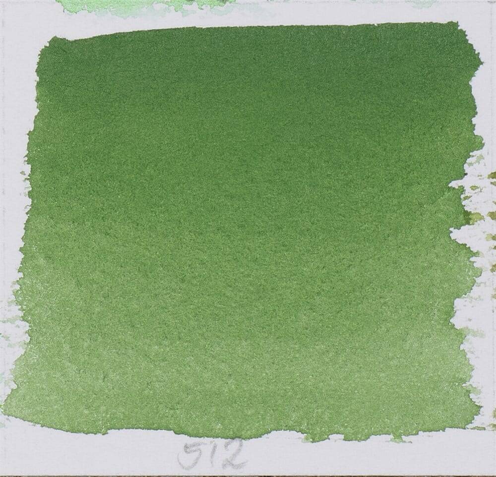 Schmincke Horadam Aquarell Artist Sulu Boya Chromium Oxide Green 1/2 Tab.