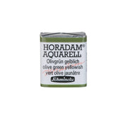 Schmincke Horadam Aquarell Artist Sulu Boya Olive Green Yellowish 1/2 Tab.