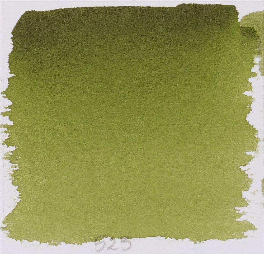 Schmincke Horadam Aquarell Artist Sulu Boya Olive Green Yellowish 1/2 Tab.