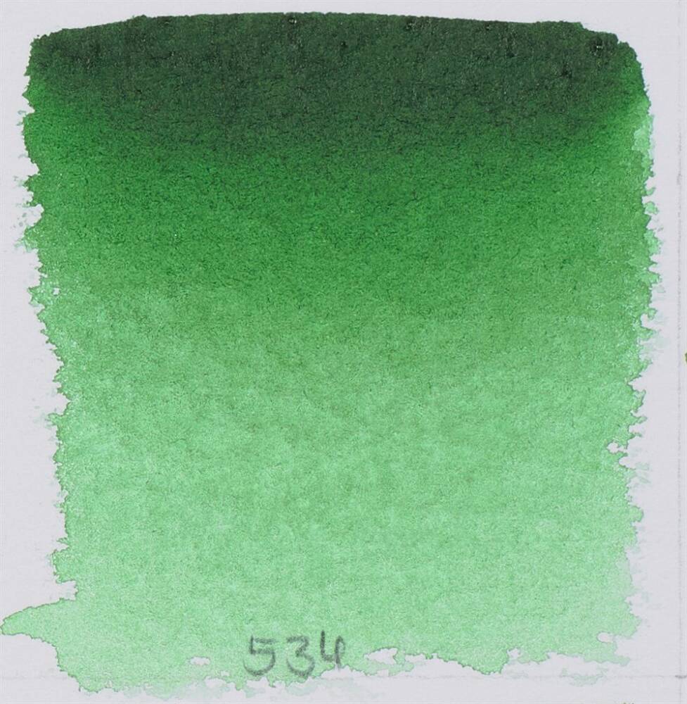 Schmincke Horadam Aquarell Artist Sulu Boya Permanent Green Olive 1/2 Tab.