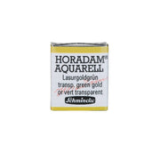 Schmincke Horadam Aquarell Artist Sulu Boya Transparent Green Gold 1/2 Tab.