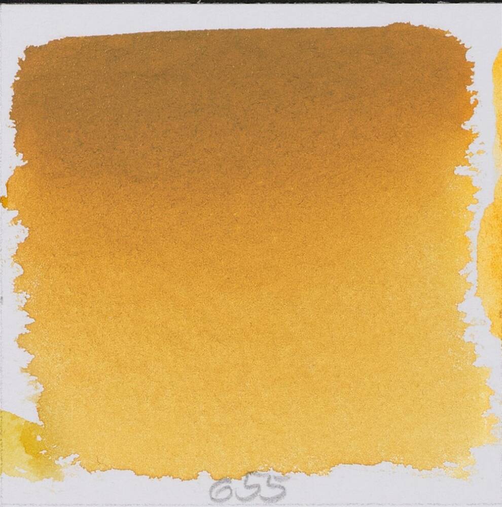 Schmincke Horadam Aquarell Artist Sulu Boya Yellow Ochre 1/2 Tab.