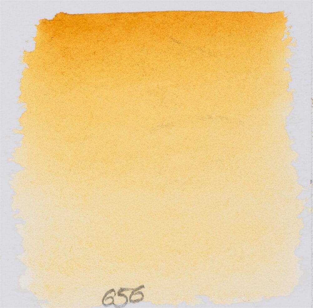Schmincke Horadam Aquarell Artist Sulu Boya Yellow Raw Ochre 1/2 Tab.