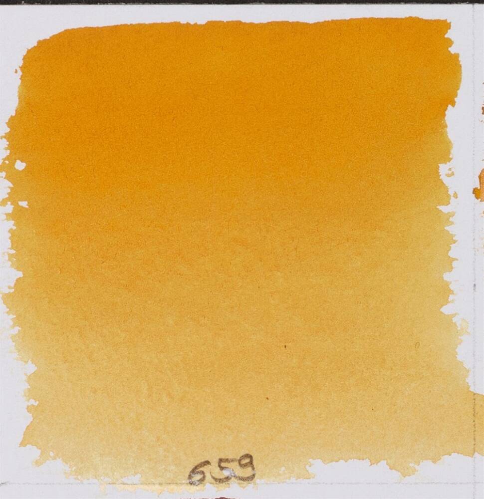 Schmincke Horadam Aquarell Artist Sulu Boya Titanium Gold Ochre 1/2 Tab.