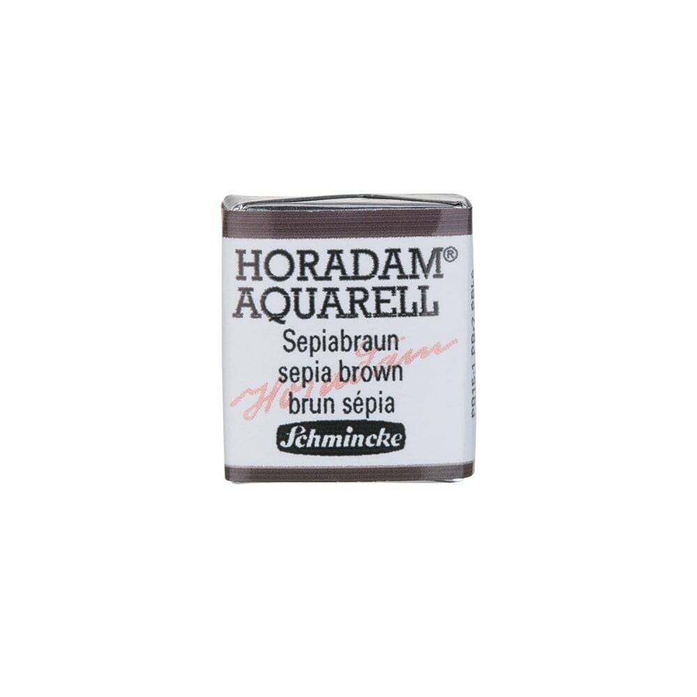 Schmincke Horadam Aquarell Artist Sulu Boya Sepia Bro1/2 Tab.