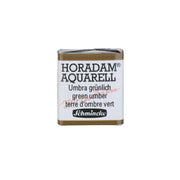 Schmincke Horadam Aquarell Artist Sulu Boya Green Umber 1/2 Tab.