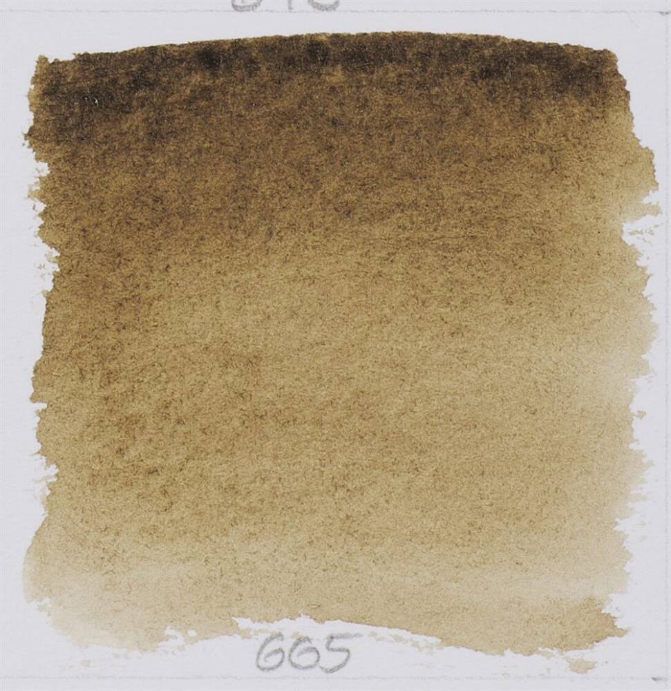 Schmincke Horadam Aquarell Artist Sulu Boya Green Umber 1/2 Tab.