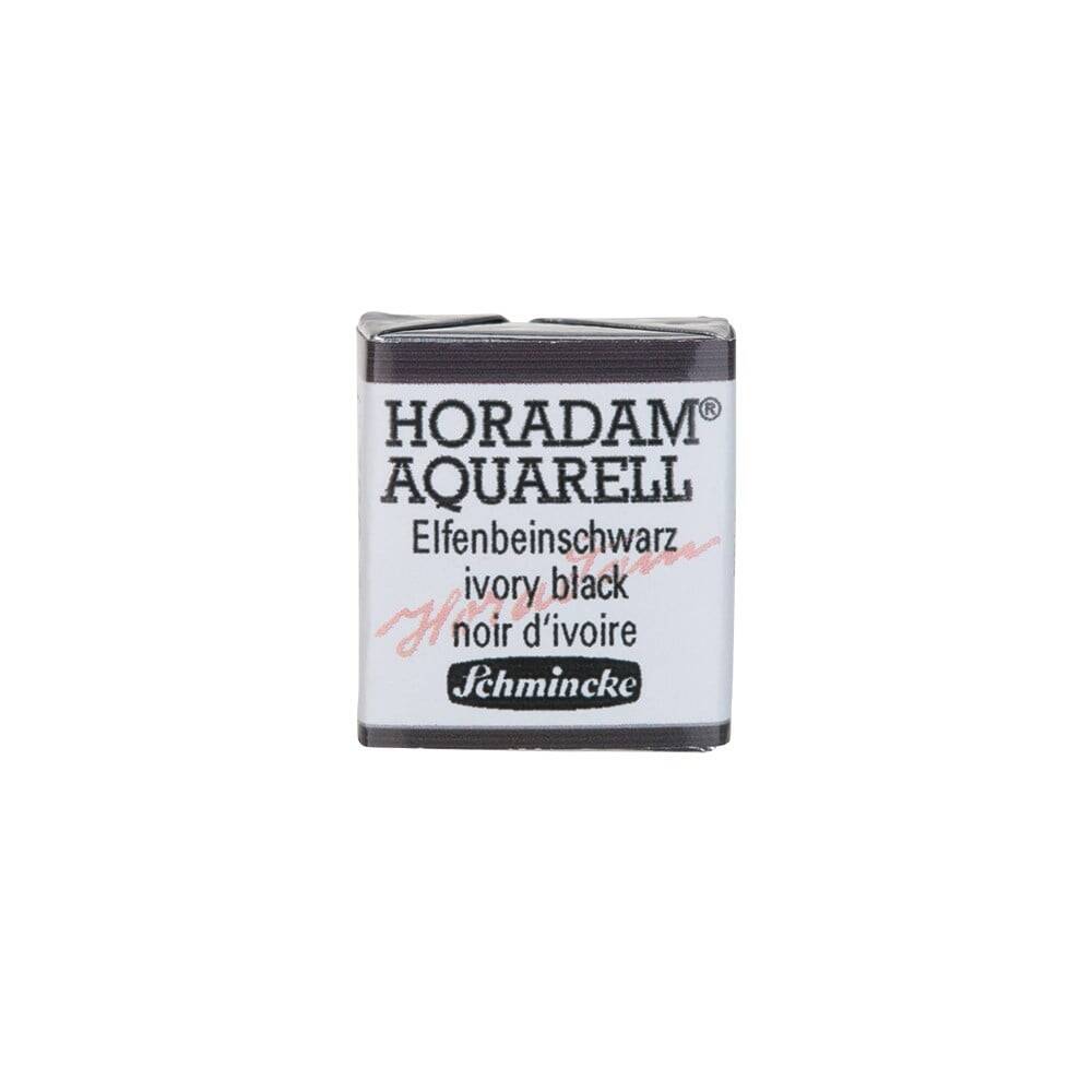 Schmincke Horadam Aquarell Artist Sulu Boya İvory Black 1/2 Tab.