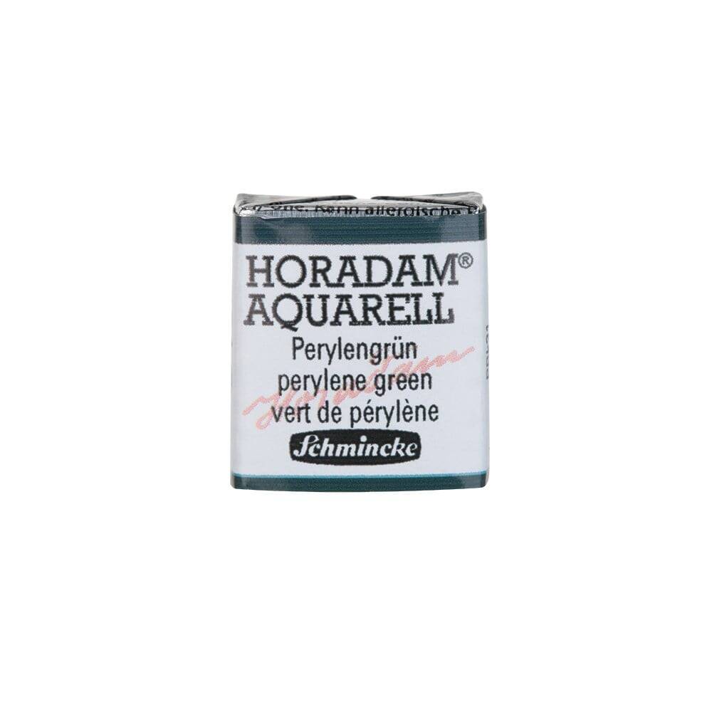 Schmincke Horadam Aquarell Artist Sulu Boya Perylene Green 1/2 Tab.