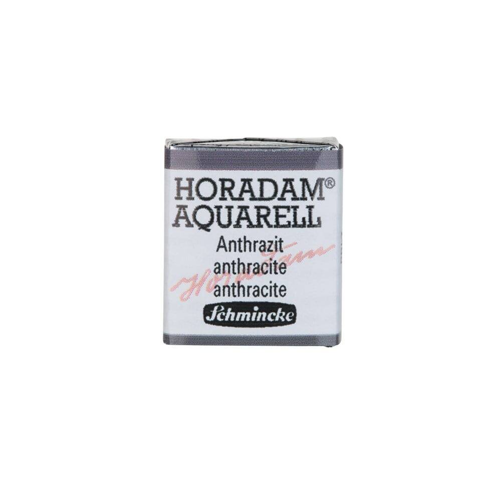 Schmincke Horadam Aquarell Artist Sulu Boya Charcoal Grey 1/2 Tab.