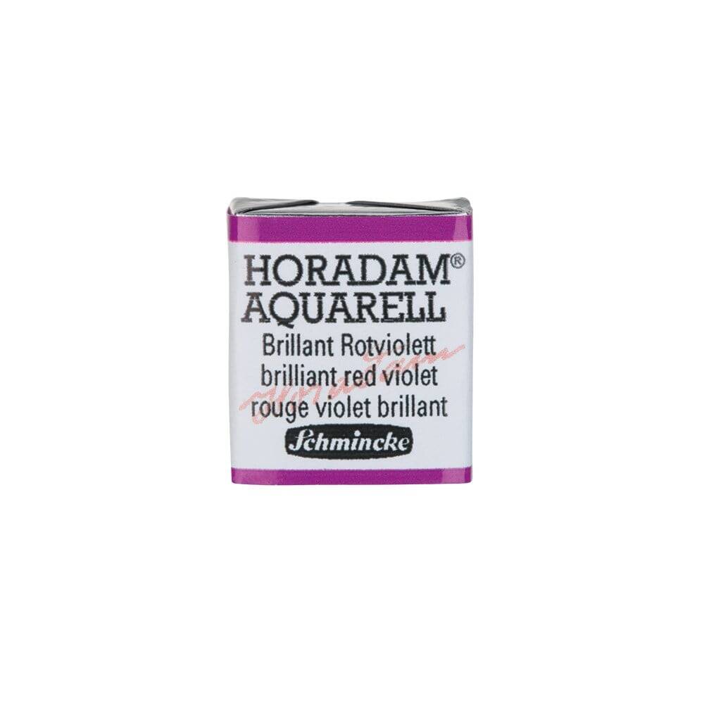 Schmincke Horadam Aquarell Artist Sulu Boya Brilliant Red Violet 1/2 Tab.