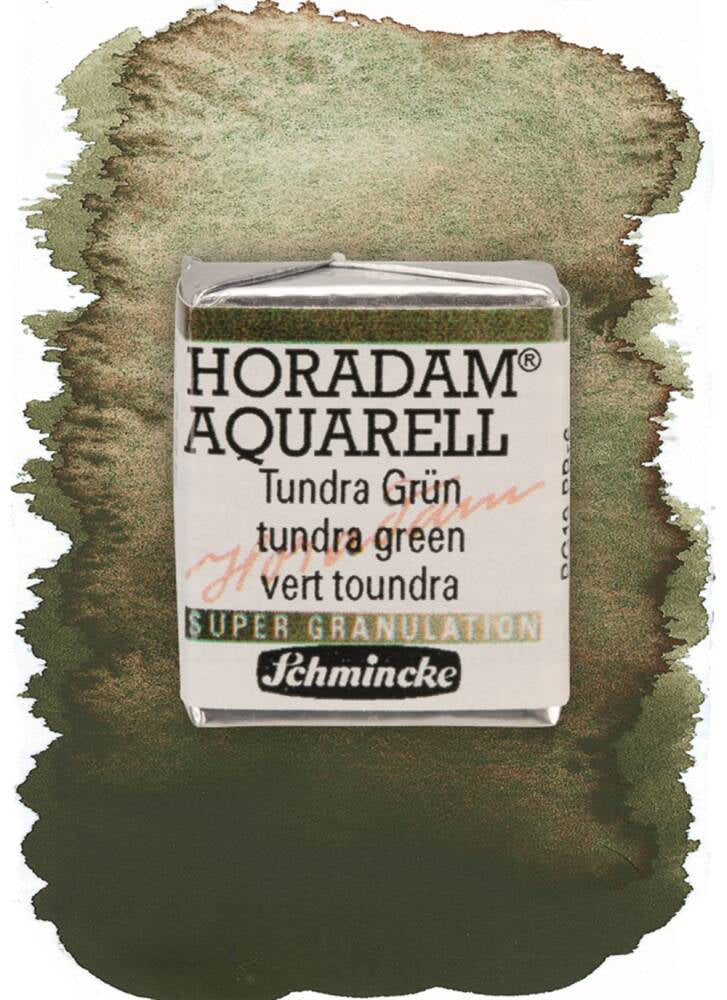 Schmincke Horadam Supergranulation Sulu Boya Tundra Green 1/2 Tab.