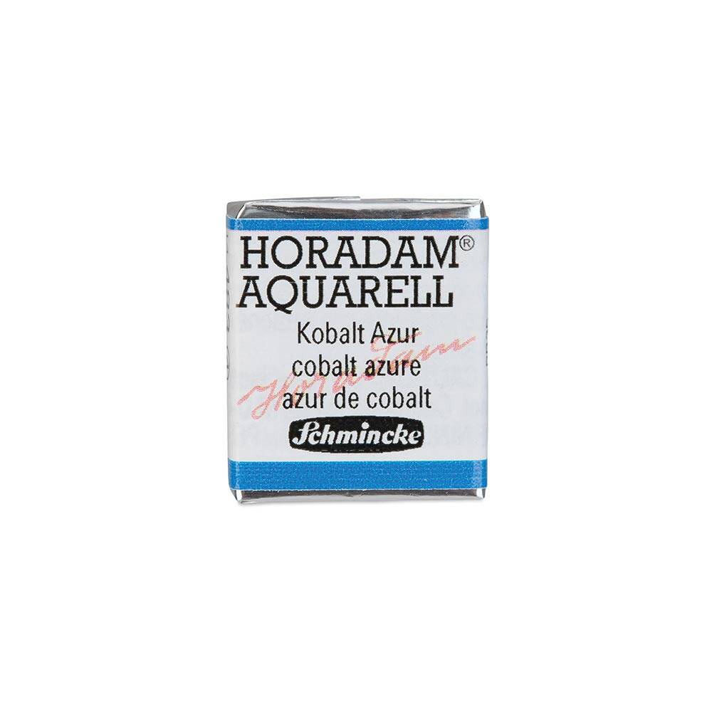 Schmincke Horadam Aquarell Artist Sulu Boya Cobalt Azure 1/2 Tab.