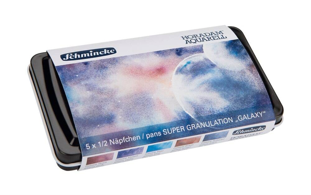 Schmincke Horadam Supergranulation Suluboya Galaxy Set Metal Kutu 5 x 1/2 Tablet
