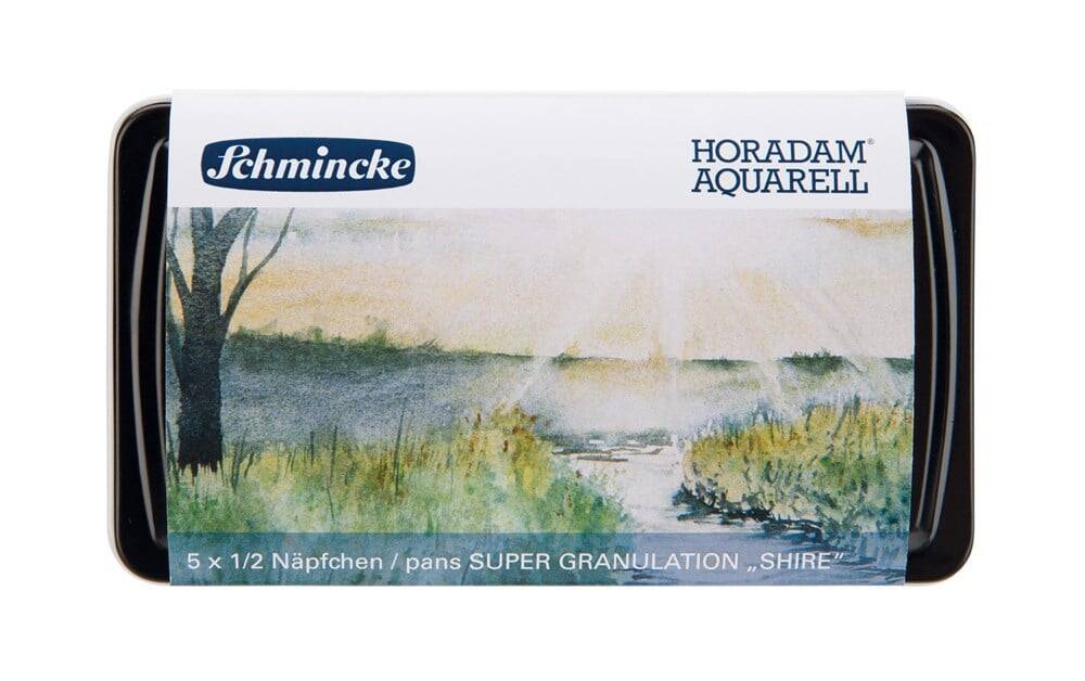 Schmincke Horadam Supergranulation Suluboya Shire Set Metal Kutu 5 x 1/2 Tablet