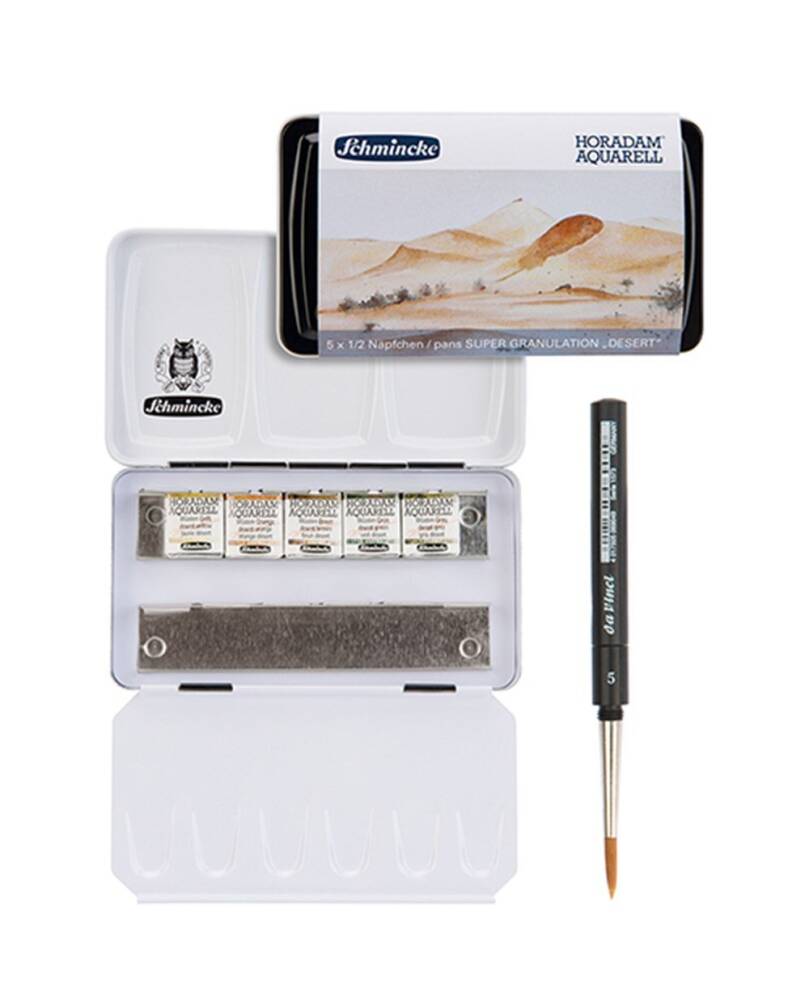 Schmincke Horadam Supergranulation Suluboya Desert Set Metal Kutu 5 x 1/2 Tablet