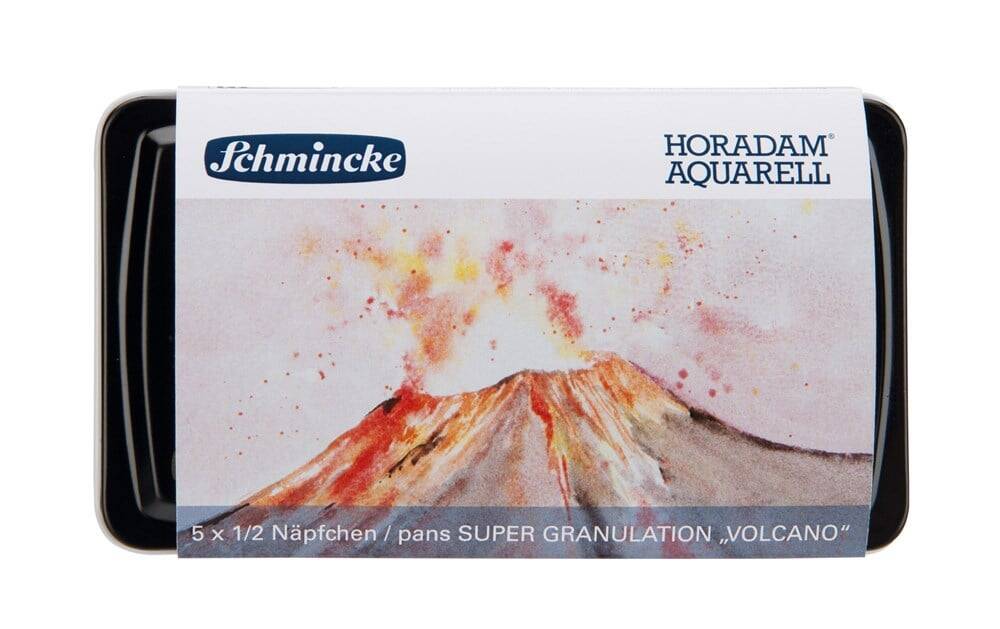 Schmincke Horadam Supergranulation Suluboya Volcano Set Metal Kutu 5 x 1/2 Tablet