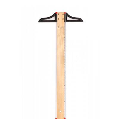 Hidex Ahşap T-Cetveli 60 cm (Sökülebilir Başlık, Kumaş Kılıf )