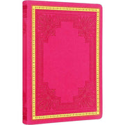 Victorias Journals Vintage Old Book Çizgili 14x20 cm 80 gr 160 Yaprak Fuşya