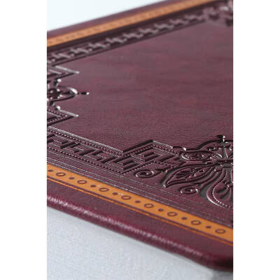Victorias Journals Vintage Old Book 14.5x20.5 cm 110 gr 160 Yaprak Bordo