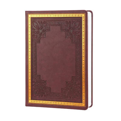 Victorias Journals Vintage Old Book 14.5x20.5 cm 110 gr 160 Yaprak Bordo