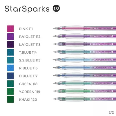 Decogel Cosmic Collection 50 Gel Pens Set