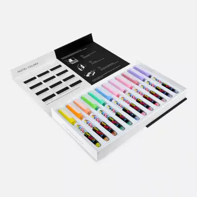 Decobrush Pigment Set 12 Pastel Colors