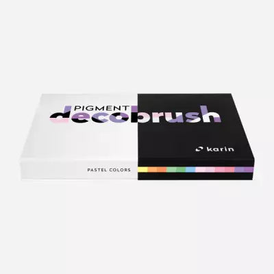 Decobrush Pigment Set 12 Pastel Colors