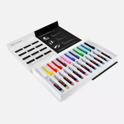 Decobrush Pigment Set 12 Basic Colors