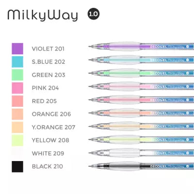 Decogel Metalik Jel Kalem White