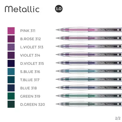 Decogel Metalik Jel Kalem Y.Orange