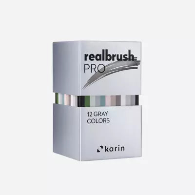 Realbrush PRO Set 12 Gray Colors