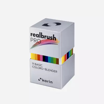 Realbrush PRO Set 11 Basic Colors + Blender