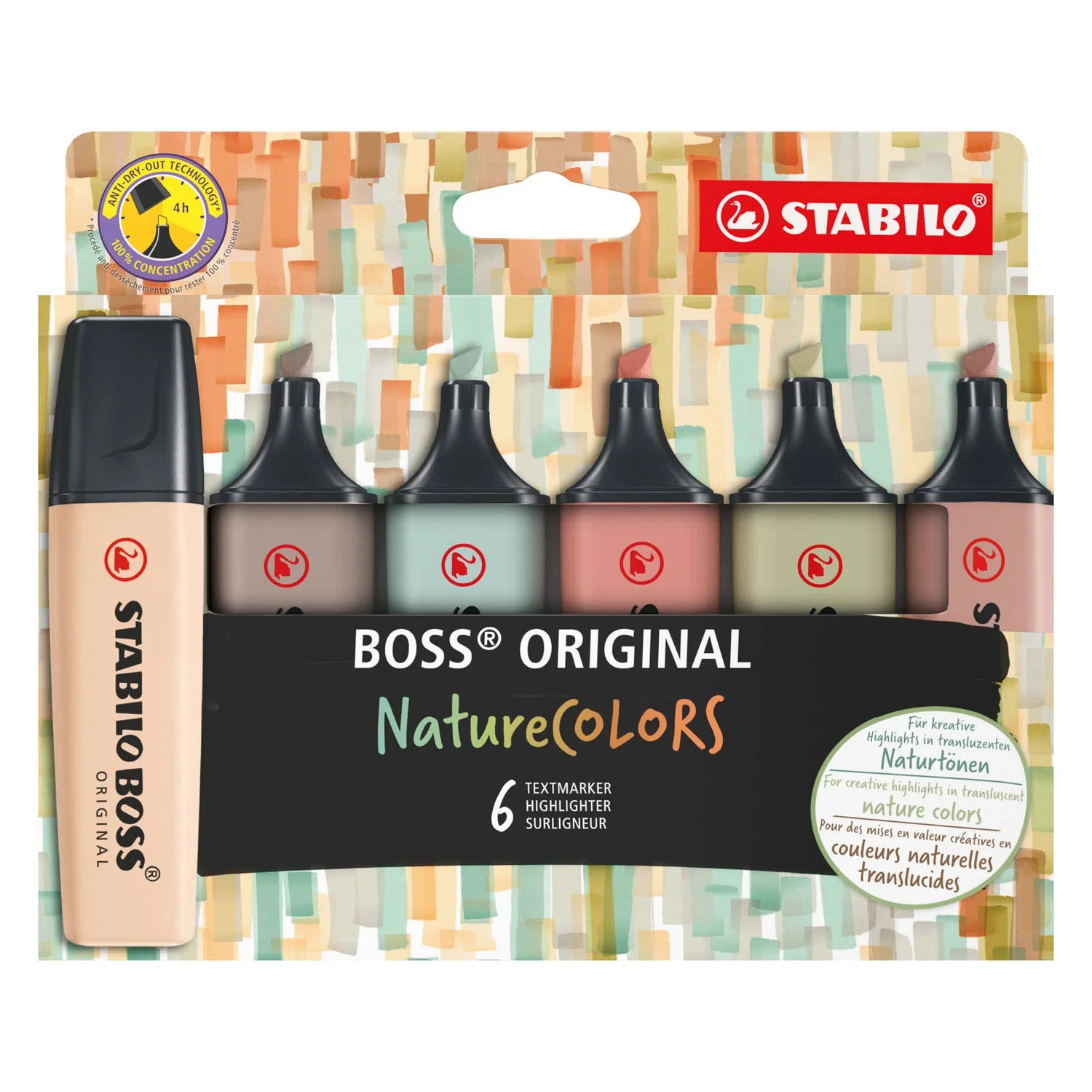 Stabilo Fosforlu Kalem Boss Natura Colors 6'lı Set  70/6-2-2