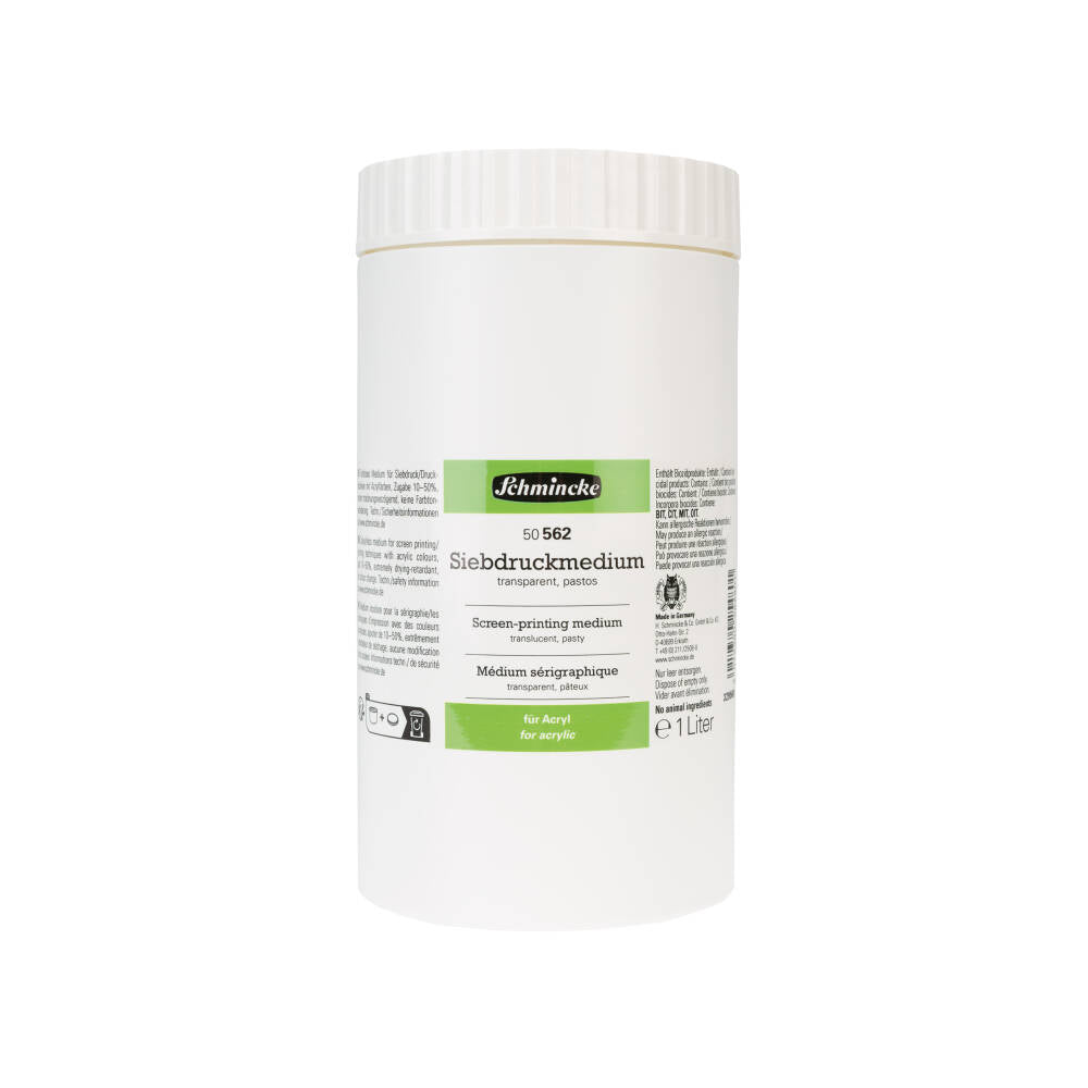 Schmincke Medium 562 Screen Printing Medium Linol Boyama Akrilik Yardımcısı 1000 ml